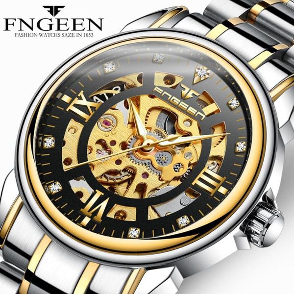 2020 new stylish fngeen men watches mechanical watches diamond clock male automatic skeleton watch montre homme, Slivery;brown
2020 new stylish fngeen men watches mechanical watches diamond clock male automatic skeleton watch montre homme, Slivery;brown