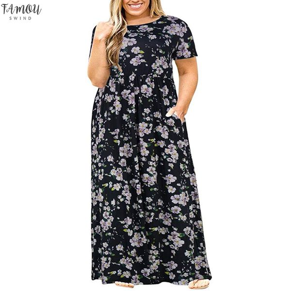 2020 new fashion large size loose casual dress large size women's printed short-sleeved dress loose summer dresses plus size, Black;gray
2020 new fashion large size loose casual dress large size women's printed short-sleeved dress loose summer dresses plus size, Black;gray
