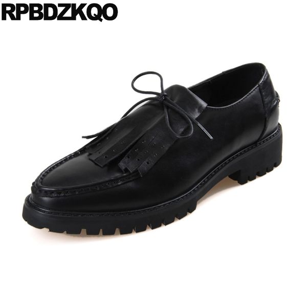 pointed toe brand men oxfords shoes handmade genuine leather casual spring tassel runway european pointy creepers lace up black
pointed toe brand men oxfords shoes handmade genuine leather casual spring tassel runway european pointy creepers lace up black
