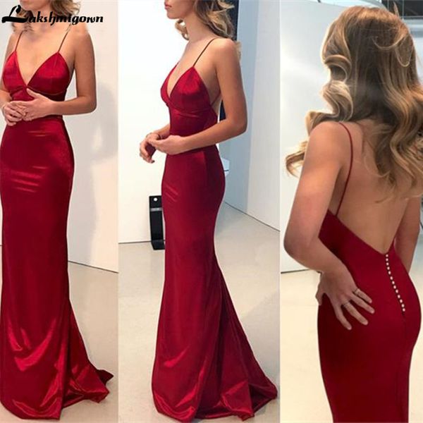 red mermaid long dress evening v neck backless spaghetti strap party gown 2019 new women party dresses, White;black
red mermaid long dress evening v neck backless spaghetti strap party gown 2019 new women party dresses, White;black