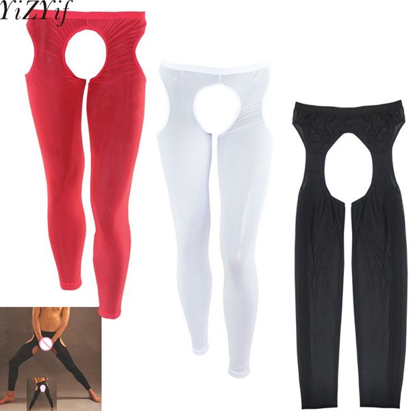 yizyif mens erotic open crotch buttock sheer & transparent leggings pants lingerie gay fetish mesh nightwear underwear, Black
yizyif mens erotic open crotch buttock sheer & transparent leggings pants lingerie gay fetish mesh nightwear underwear, Black