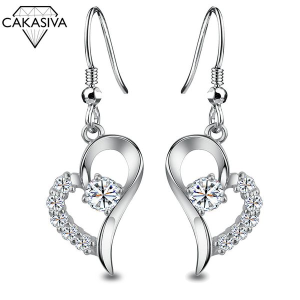 925 silver fashion heart shaped zircon earrings silver jewelry wholesale earrings, Golden;silver
925 silver fashion heart shaped zircon earrings silver jewelry wholesale earrings, Golden;silver