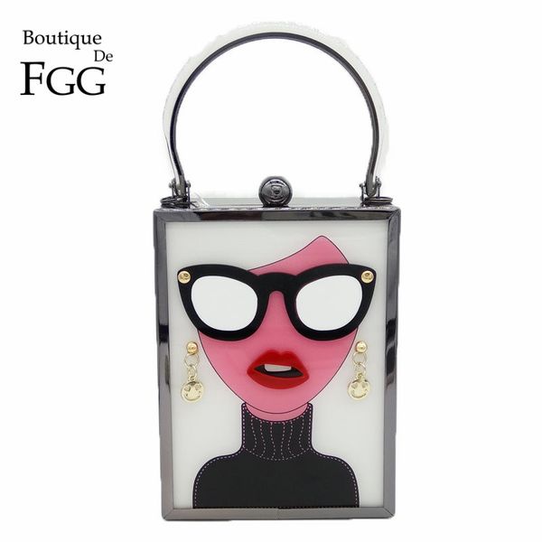 boutique de fgg women fashion totes handbags white acrylic evening purse glasses girls chain clutch vintage party crossbody bag
boutique de fgg women fashion totes handbags white acrylic evening purse glasses girls chain clutch vintage party crossbody bag