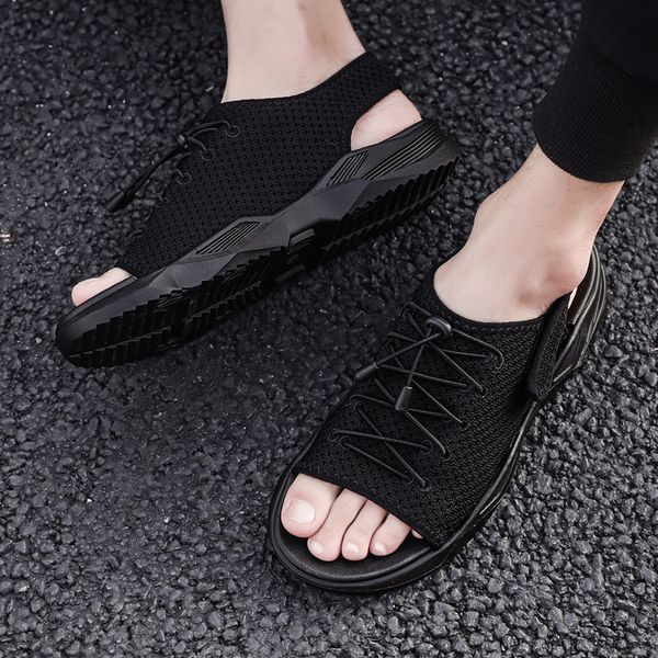 4 colors men sandals fashion rubber sandals designer men's sandals convenient and comfortable, Black
4 colors men sandals fashion rubber sandals designer men's sandals convenient and comfortable, Black