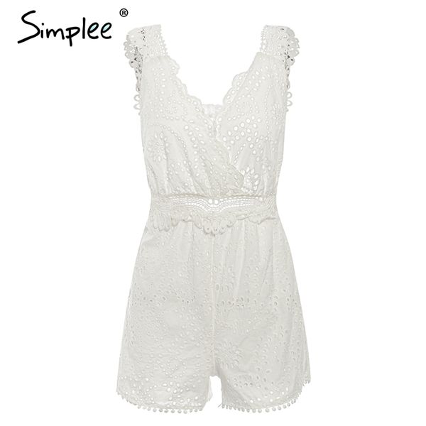 simplee white embroidery white lace women playsuit summer backless tassel pompon female romper party plus size ladies jumpsuit, Black;white
simplee white embroidery white lace women playsuit summer backless tassel pompon female romper party plus size ladies jumpsuit, Black;white