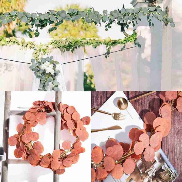 1pc simulation decorative rattan 180cm artificial eucalyptus silk flower hanging garland greenery plant wedding party decor
1pc simulation decorative rattan 180cm artificial eucalyptus silk flower hanging garland greenery plant wedding party decor