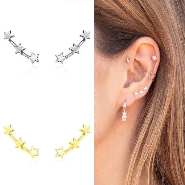 white gold-simple fashion s925 sterling silver single row thirty-five-pointed star women's earrings
white gold-simple fashion s925 sterling silver single row thirty-five-pointed star women's earrings