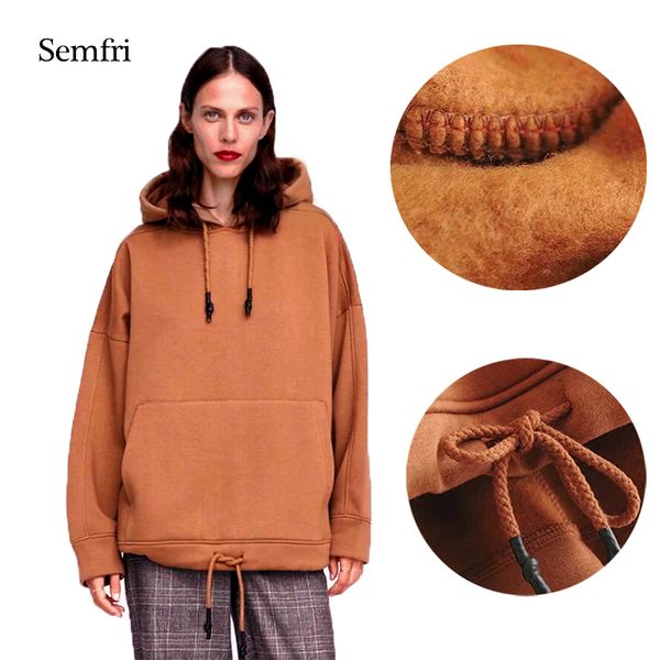 semfri толстовки женщины зима harajuku sudadera mujer топы с длинным рукавом крупногабаритные hoodie coat plus размер толстовка толстовки, Black 
semfri толстовки женщины зима harajuku sudadera mujer топы с длинным рукавом крупногабаритные hoodie coat plus размер толстовка толстовки, Black
