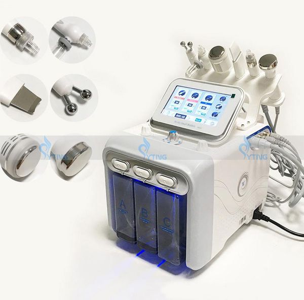 новые 6 в 1 aqua hydera faceial water dermabrasion h2 o2 оксиологический спрей с rf bio подъемный spa spa глубокая очищающая машина для лица, Black;white
новые 6 в 1 aqua hydera faceial water dermabrasion h2 o2 оксиологический спрей с rf bio подъемный spa spa глубокая очищающая машина для лица, Black;white