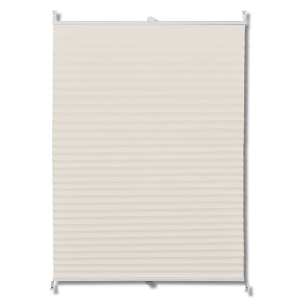 plisse blind 110x125cm creme other home textile
