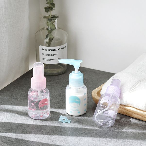 1442 cartoon make-up water small watering can emulsion spray travel extrusion bottle 50ml
1442 cartoon make-up water small watering can emulsion spray travel extrusion bottle 50ml