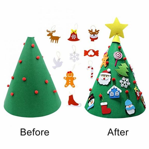 50x70cm 1set=19 pieces christmas-tree-set kit gift xmas-hanging-ornaments 3d tapered felt for bb children new-year diy creative
50x70cm 1set=19 pieces christmas-tree-set kit gift xmas-hanging-ornaments 3d tapered felt for bb children new-year diy creative