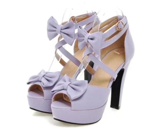 2019 bowknot women's sandals in summer with new style high heel coarse heel @30, Black
2019 bowknot women's sandals in summer with new style high heel coarse heel @30, Black
