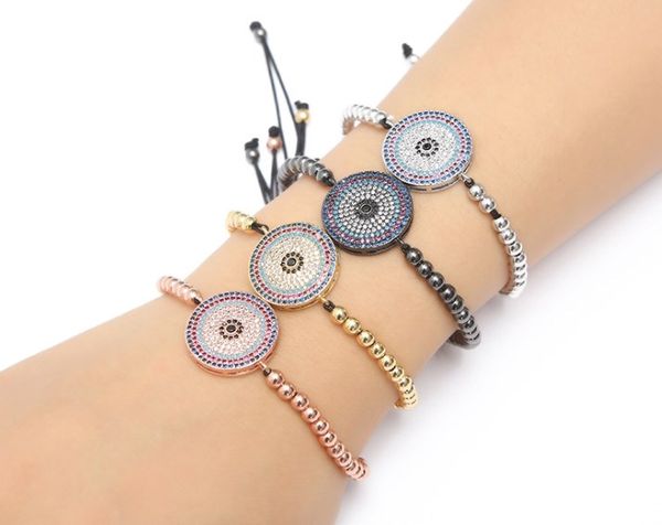 gold silver micro pave cz cubic zirconia rope adjusted copper beads bracelet round cyd423 folk charm braided bangles women, Black
gold silver micro pave cz cubic zirconia rope adjusted copper beads bracelet round cyd423 folk charm braided bangles women, Black