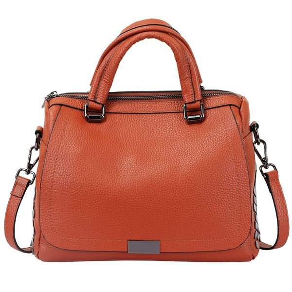 2019 durable casual boston bag 100% genuine leather women hand bag women messenger bags elegant handle tote
2019 durable casual boston bag 100% genuine leather women hand bag women messenger bags elegant handle tote