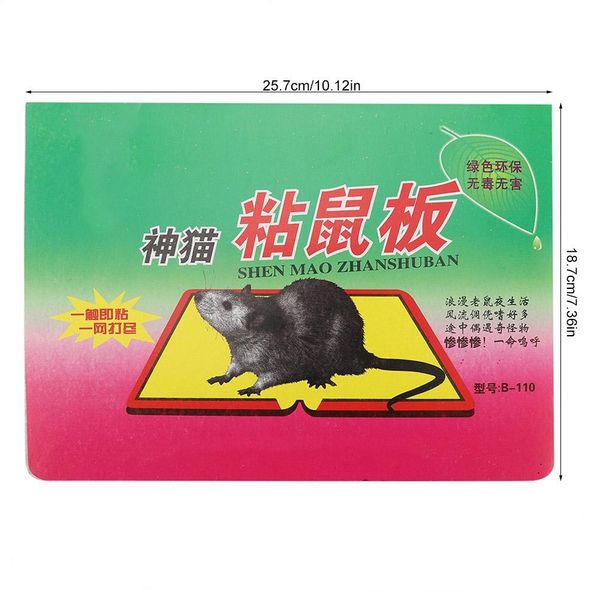 10 pcs/set mouse board sticky rat glue trap mouse glue board mice catcher trap non-toxic pest control reject mouse killer other garden suppl
10 pcs/set mouse board sticky rat glue trap mouse glue board mice catcher trap non-toxic pest control reject mouse killer other garden suppl