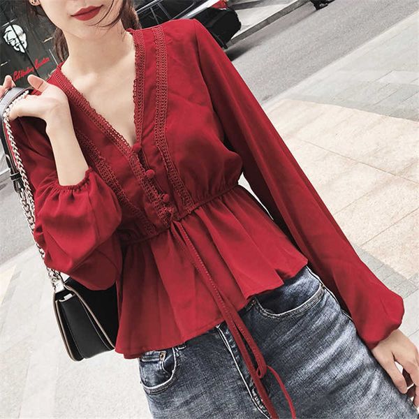 korean style women ladies chiffon shirt blouse baju baju wanita lengan panjang, White
korean style women ladies chiffon shirt blouse baju baju wanita lengan panjang, White