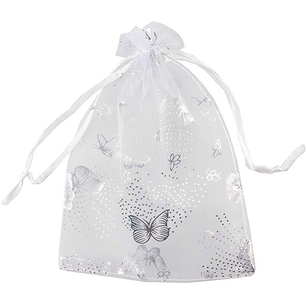100pcs 9x12cm butterfly organza jewelry gift pouch candy pouch drawstring wedding favor bags white
100pcs 9x12cm butterfly organza jewelry gift pouch candy pouch drawstring wedding favor bags white