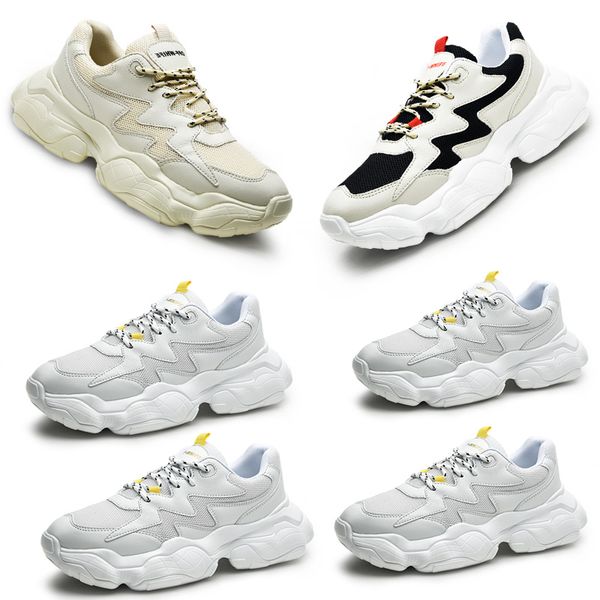 newsize for women 39-44 fashion men old dad shoes triple white grey red yellow mesh breathable comfortable trainers sneakers comtable, Black
newsize for women 39-44 fashion men old dad shoes triple white grey red yellow mesh breathable comfortable trainers sneakers comtable, Black