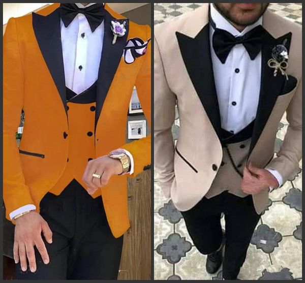 2020 new slim fit rose red groom tuxedos peak lapel groomsmen mens wedding dress style man jacket blazer 3 piece suit(jacket+pants+vest+tie, Black;gray
2020 new slim fit rose red groom tuxedos peak lapel groomsmen mens wedding dress style man jacket blazer 3 piece suit(jacket+pants+vest+tie, Black;gray