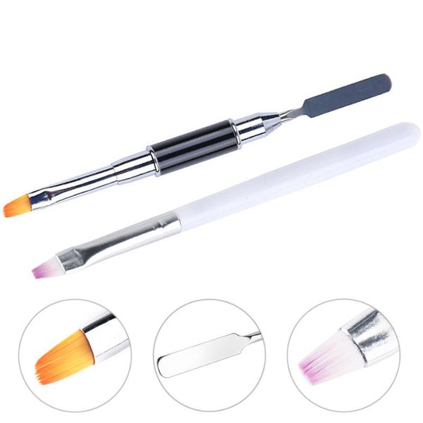 1pcs uv gel nail art brush pen acrylic drawing brushes double headed gel extension painting stainless steel manicure tool be1590, Yellow
1pcs uv gel nail art brush pen acrylic drawing brushes double headed gel extension painting stainless steel manicure tool be1590, Yellow