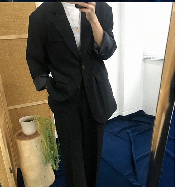 autumn coat women long sleeve turn down collar single breasted loose korean style fashion robe femme casual ladies jacket mujer, Black;brown
autumn coat women long sleeve turn down collar single breasted loose korean style fashion robe femme casual ladies jacket mujer, Black;brown