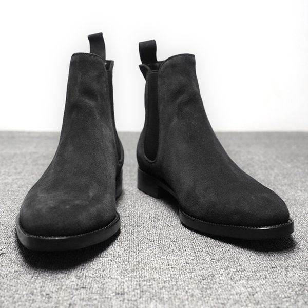 fashion men's leisure comfortable retro pointed high-set foot suede matte tooling men's boots daily collocation ##6, Black
fashion men's leisure comfortable retro pointed high-set foot suede matte tooling men's boots daily collocation ##6, Black