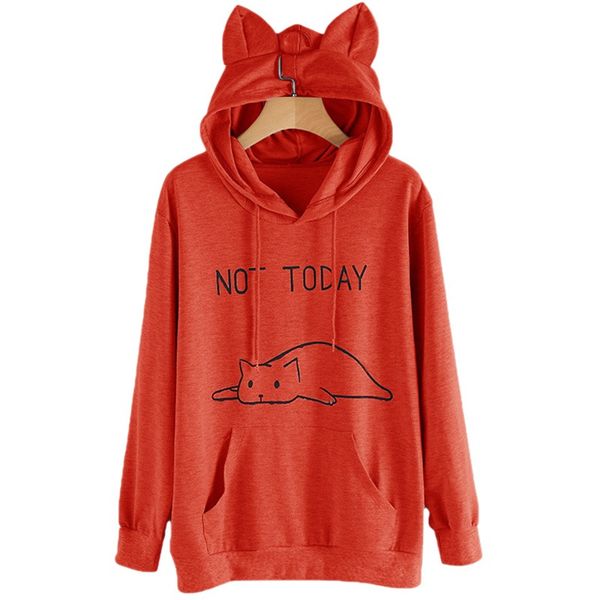 cosy women's printed long sleeve hoodies pullovers fashion cat ear hooded sweatshirts women female clothes harajuku kpop, Black
cosy women's printed long sleeve hoodies pullovers fashion cat ear hooded sweatshirts women female clothes harajuku kpop, Black