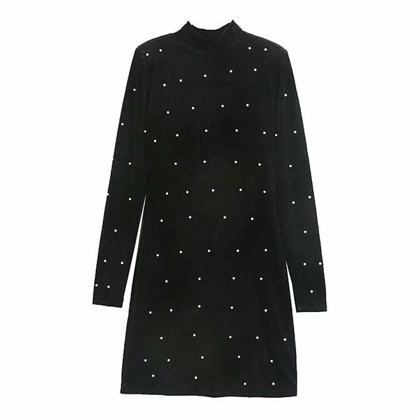 novalya o neck sheath dresses women fashion slim pearl velvet dress women elegant long sleeve mini dresses female ladies kr, Black;gray
novalya o neck sheath dresses women fashion slim pearl velvet dress women elegant long sleeve mini dresses female ladies kr, Black;gray