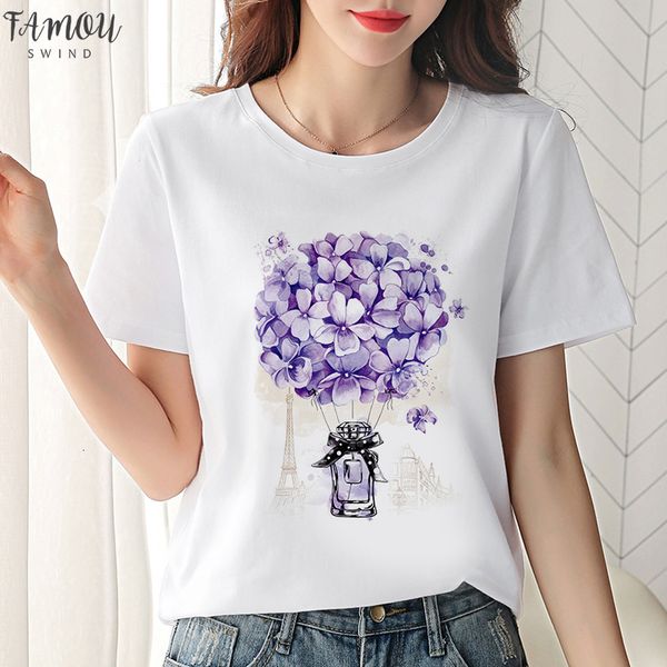 тенниска женщины красивый цветок printed t shirt short летняя мода тонкий раздел tshirt женский harajuku эстетика тис топы одежда, White
тенниска женщины красивый цветок printed t shirt short летняя мода тонкий раздел tshirt женский harajuku эстетика тис топы одежда, White