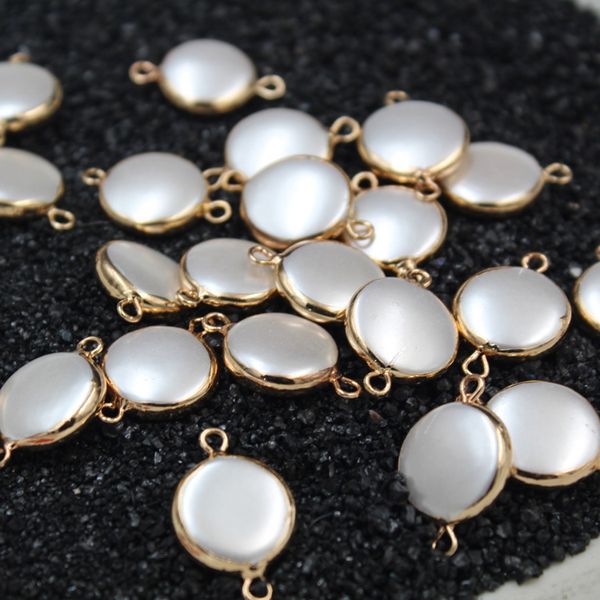 10pcs/lot double cliver natural mop shell pearl button shape rim pearl beads diy accessoires for bracelet necklace earring xl3ppp019, Silver
10pcs/lot double cliver natural mop shell pearl button shape rim pearl beads diy accessoires for bracelet necklace earring xl3ppp019, Silver