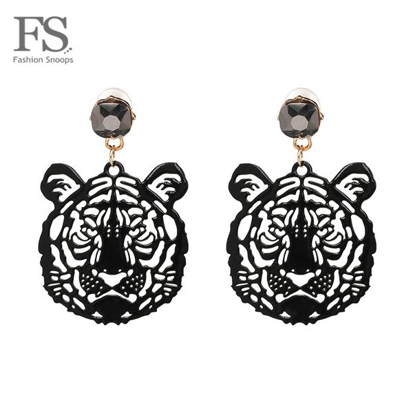 fashionsnoops brand 2018 drop tiger head earrings resin big earring large brinco ear accessories oorbellen grils party gift, Silver
fashionsnoops brand 2018 drop tiger head earrings resin big earring large brinco ear accessories oorbellen grils party gift, Silver