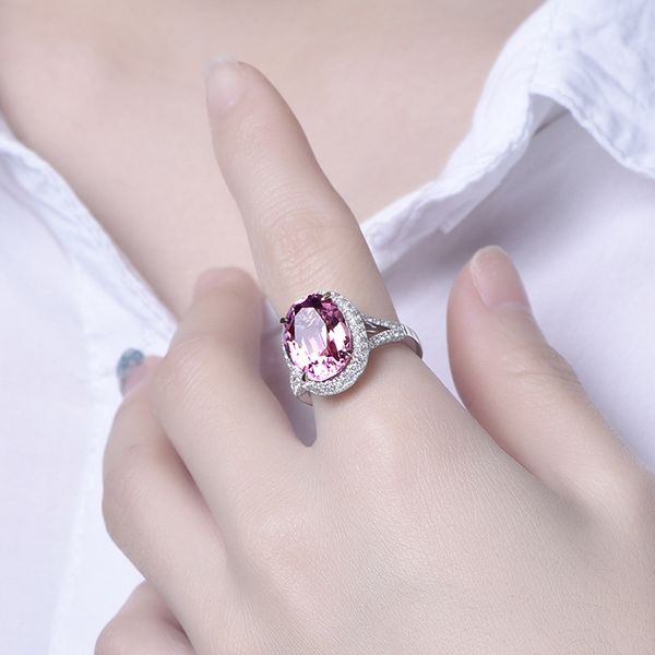 european and american fashion high-end zhenrong jewelry 5 synthetic pink tourmaline ring female plated 18k platinum inlaid simulation diamon, Silver
european and american fashion high-end zhenrong jewelry 5 synthetic pink tourmaline ring female plated 18k platinum inlaid simulation diamon, Silver
