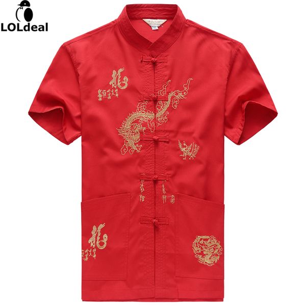 men new arrival shirt chinese tradition style dragon pattern short sleeve shirts -l-xl-xxl-3xl, White;black
men new arrival shirt chinese tradition style dragon pattern short sleeve shirts -l-xl-xxl-3xl, White;black