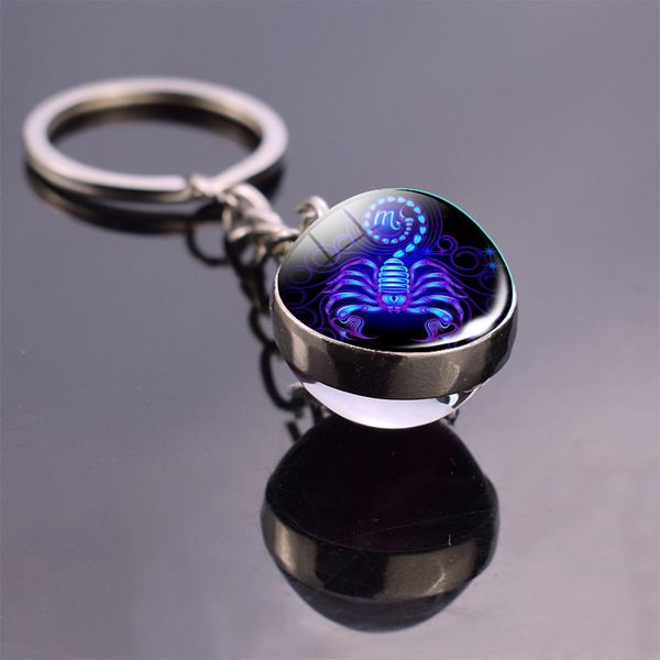 oein 12 zodiac sign keychain sphere ball crystal key rings scorpio leo constellation birthday gift for women/men key chains, Silver
oein 12 zodiac sign keychain sphere ball crystal key rings scorpio leo constellation birthday gift for women/men key chains, Silver