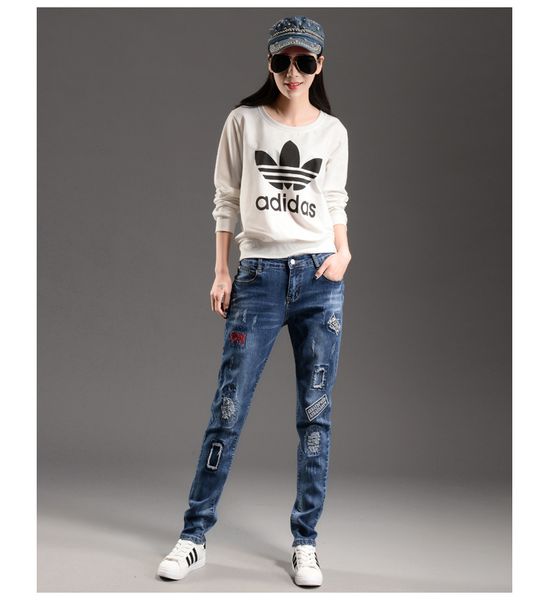 the blue new age season harlan jeans female joker easing students show thin hole feet long baggy pants in the summer
the blue new age season harlan jeans female joker easing students show thin hole feet long baggy pants in the summer