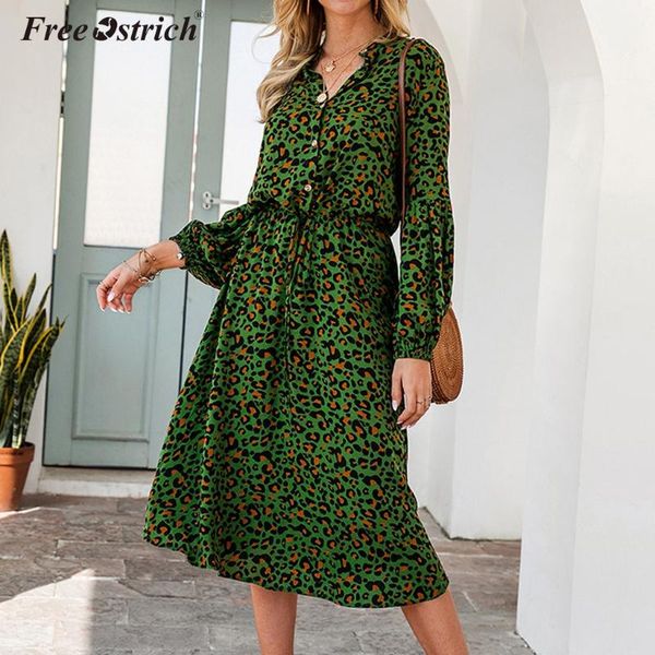 ostrich spring fashion women a-line dress v-neck long sleeve dress female elegant button printing midi vestidos n30, Black;gray
ostrich spring fashion women a-line dress v-neck long sleeve dress female elegant button printing midi vestidos n30, Black;gray