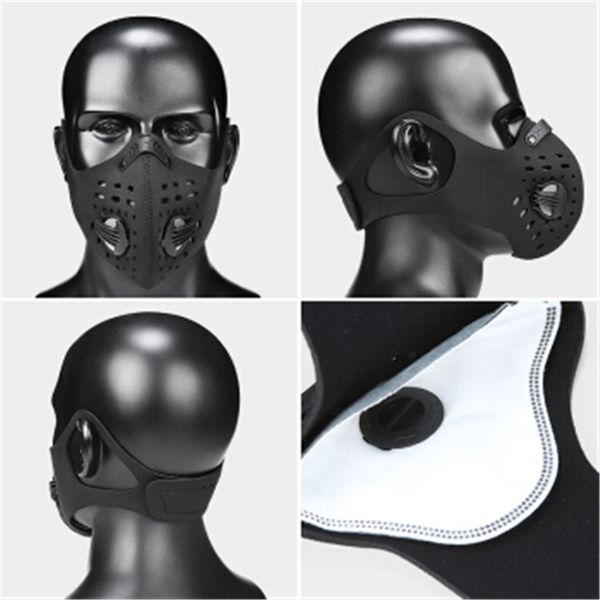 yw4x1 protective face black with dustproof carbon fliter ding dust anti adjustable & reusable pm2.5 mask fabric 2 fil #qa864
yw4x1 protective face black with dustproof carbon fliter ding dust anti adjustable & reusable pm2.5 mask fabric 2 fil #qa864