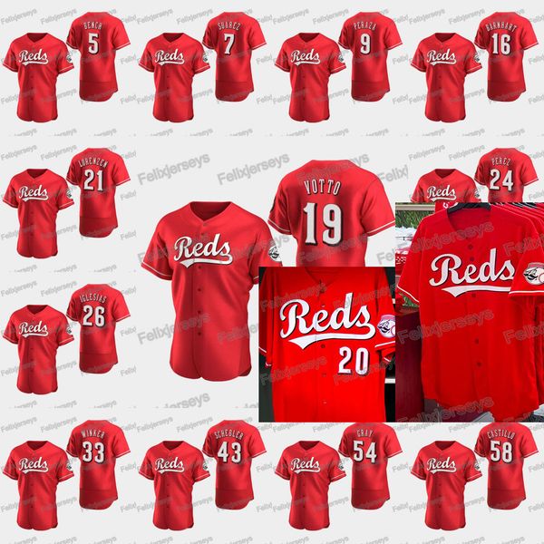 5 johnny bench 2020 season 7 eugenio suarez nicholas castellanos jose peraza tucker barnhart michael lorenzen tony perez jersey, Blue;black
5 johnny bench 2020 season 7 eugenio suarez nicholas castellanos jose peraza tucker barnhart michael lorenzen tony perez jersey, Blue;black