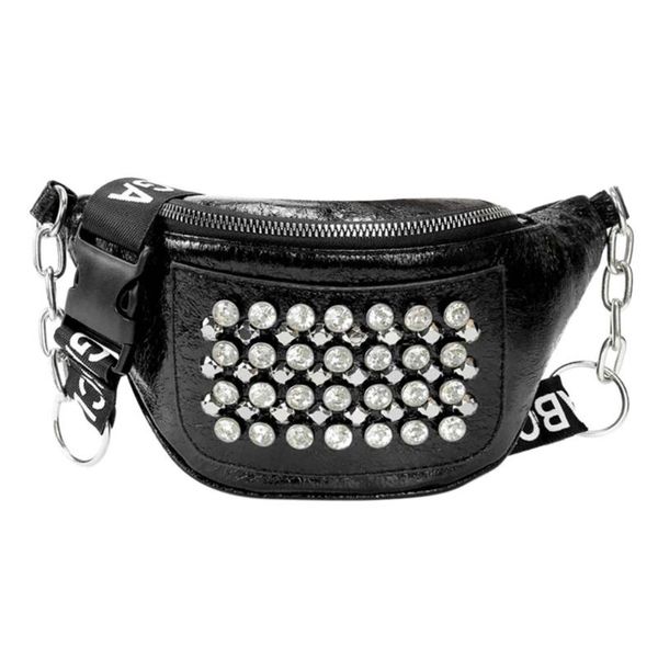 2019 fashion women pu leather fanny pack street rhinestones rivets street style belt bags zipper phone purse waist packs
2019 fashion women pu leather fanny pack street rhinestones rivets street style belt bags zipper phone purse waist packs