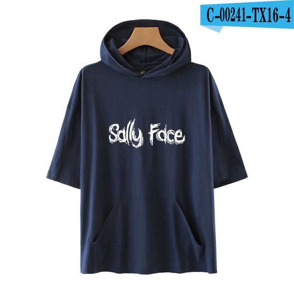 new popular cool european and american sallyface fashion new printed hooded short-sleeved t-shirt for men and women
new popular cool european and american sallyface fashion new printed hooded short-sleeved t-shirt for men and women