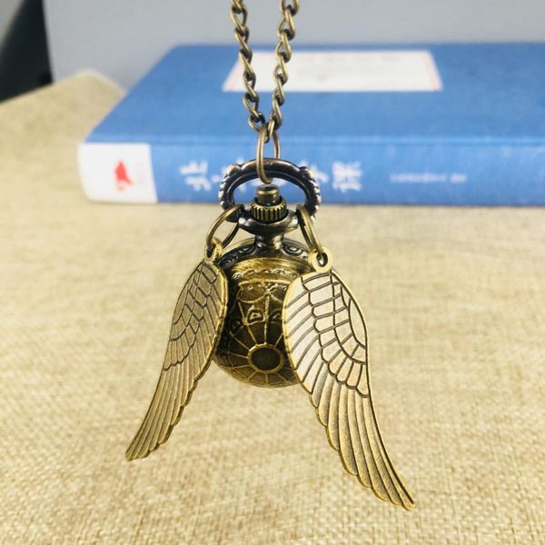 vintage snitch quidditch pocket watch necklace retro angel wings ball fob watch nurses fob, Slivery;golden
vintage snitch quidditch pocket watch necklace retro angel wings ball fob watch nurses fob, Slivery;golden