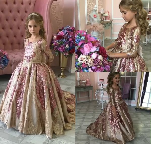 gorgeous sequined flower girl dresses jewel neck a line sweep train girls pageant dress plus size long sleeve kids birthday gowns, White;blue
gorgeous sequined flower girl dresses jewel neck a line sweep train girls pageant dress plus size long sleeve kids birthday gowns, White;blue