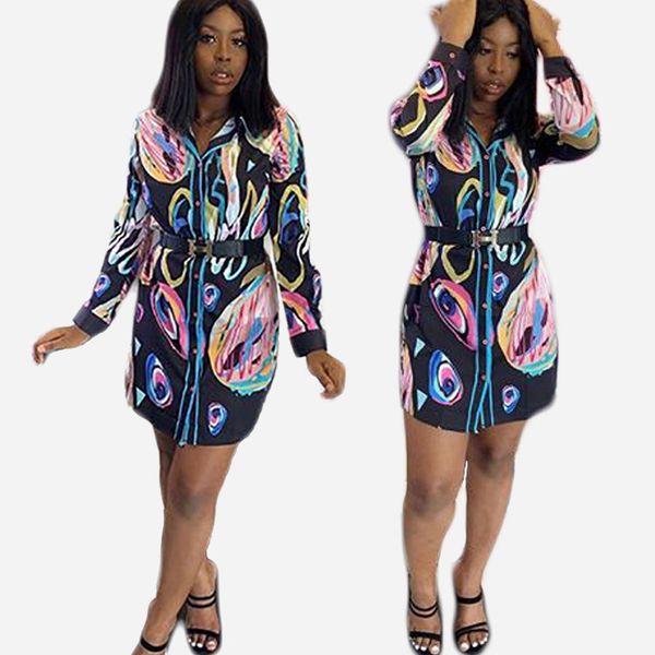 summer womens loose blouses fashion colorful printing women designer shirts lapel neck clothing new arrival, White
summer womens loose blouses fashion colorful printing women designer shirts lapel neck clothing new arrival, White