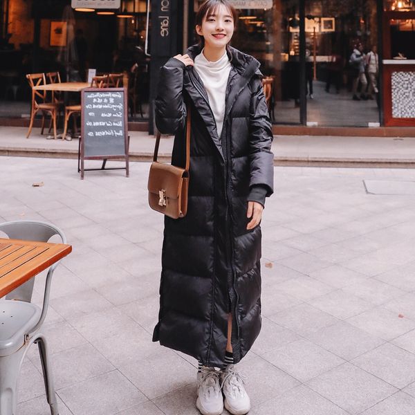 cotton coat 2019 winter new women's retro lazy wind bread cotton clothes real smain push and ankle long coat, Black
cotton coat 2019 winter new women's retro lazy wind bread cotton clothes real smain push and ankle long coat, Black