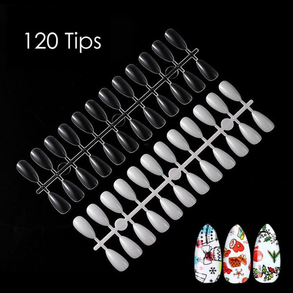 120 tips nail art clear natural full cover oval sharp stiletto false fake nails tips manicure artificial nails salon, Red;gold
120 tips nail art clear natural full cover oval sharp stiletto false fake nails tips manicure artificial nails salon, Red;gold