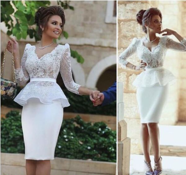 white satin sheath short party wear prom dresses 2020 african nigerian plus size knee length lace cocktail dress, Black
white satin sheath short party wear prom dresses 2020 african nigerian plus size knee length lace cocktail dress, Black