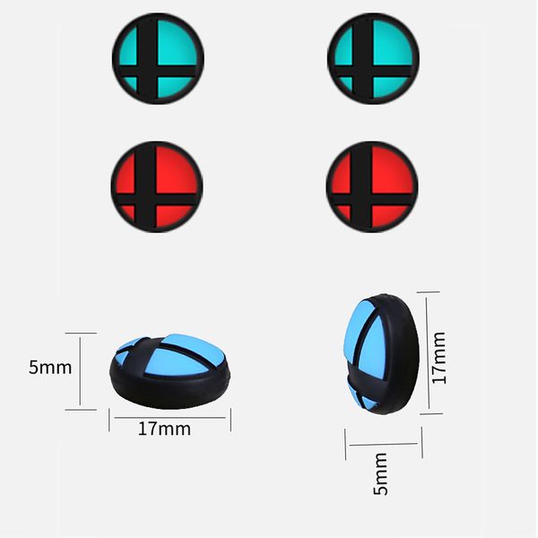 anti-slip silicone rocker button cap joystick cover caps for nintendo switch ns game console - red
anti-slip silicone rocker button cap joystick cover caps for nintendo switch ns game console - red