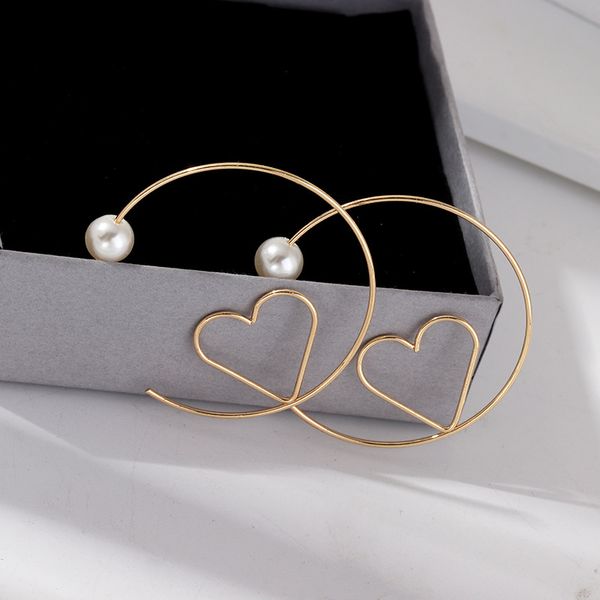 hoop & huggie arrival womens earrings female cool elegant hollow circle star retro heart pearl alloy jewelry gifts for girls, Golden;silver
hoop & huggie arrival womens earrings female cool elegant hollow circle star retro heart pearl alloy jewelry gifts for girls, Golden;silver