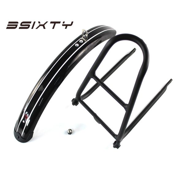 3sixty bicycle fender for brompton bike front & rear mudguard fender kit with q rack black
3sixty bicycle fender for brompton bike front & rear mudguard fender kit with q rack black